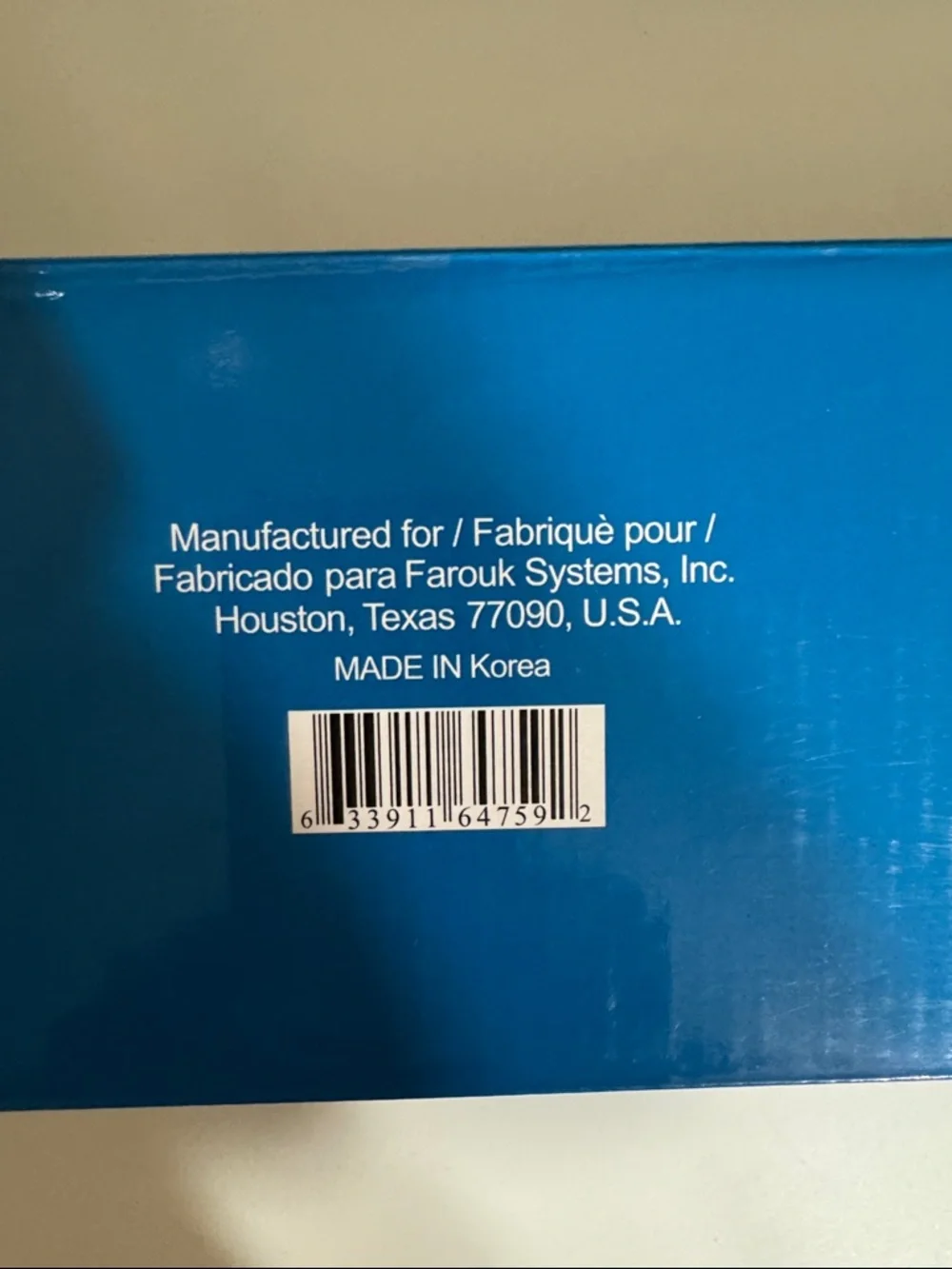NIB CHI Nano Silver Ceramic Hairstyling Iron Blue GF1001N